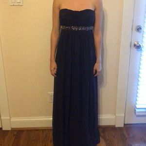Bill Levkoff Bridesmaids dress in purple